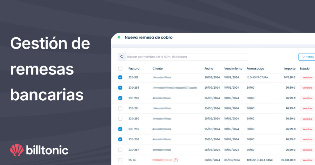 Billtonic Gestión de remesas