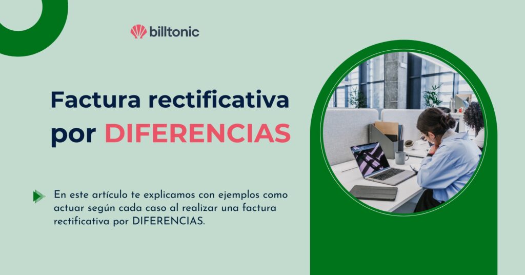 Factura rectificativa por diferencias y Verifactu