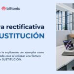 Factura rectificativa por sustitución y Verifactu